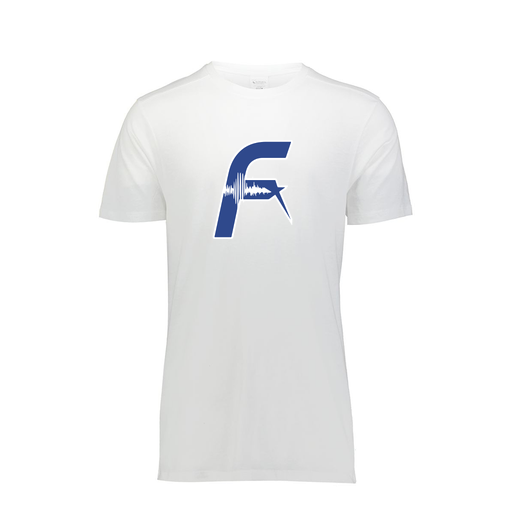 [FTSCUBWH-AS-LOGO1] Decker Men's Tri-Blend T-Shirt - Short Sleeve (Adult S, White, Logo 1)