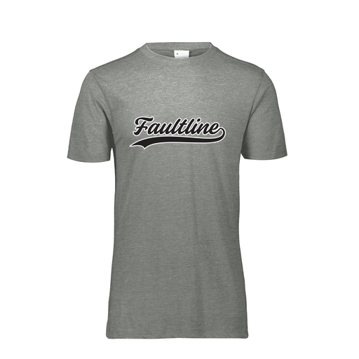 [FTSCUBGY-AS-LOGO2] Decker Men's Tri-Blend T-Shirt - Short Sleeve (Adult S, Gray, Logo 2)