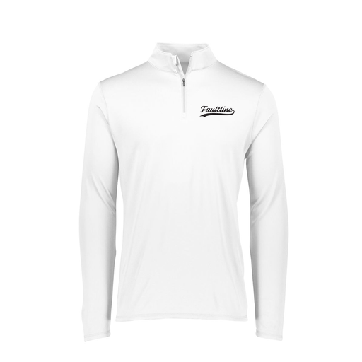 [FTLQFLWH-FAXS-LOGO2] Decker Women's Flex-Lite 1/4 Zip Shirt (Female Adult XS, White, Logo 2)
