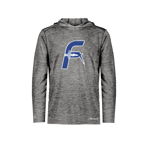 [FOLHCGBK-AS-LOGO1] Decker Men's Charge Hoodie (Adult S, Black, Logo 1)