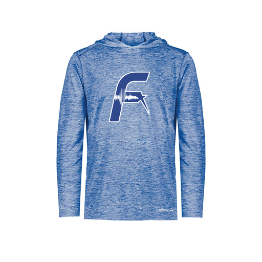 [FOLHCGRY-AS-LOGO1] Decker Men's Charge Hoodie (Adult S, Royal, Logo 1)