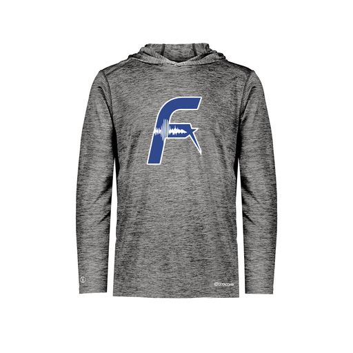 [FOLHCGBK-YS-LOGO1] Decker Youth Charge Hoodie (Youth S, Black, Logo 1)