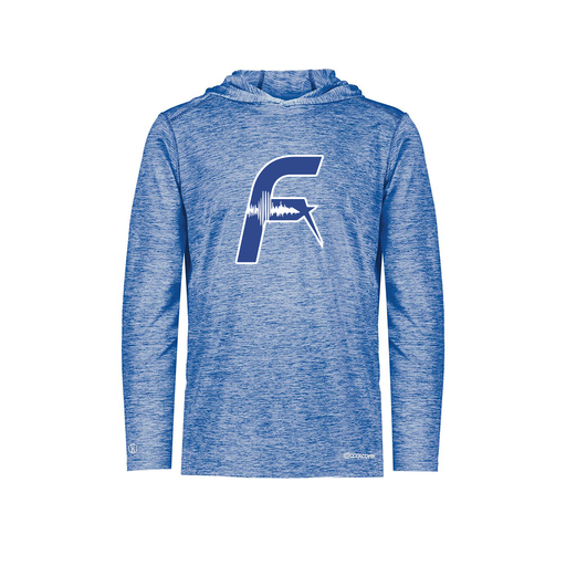 [FOLHCGRY-YS-LOGO1] Decker Youth Charge Hoodie (Youth S, Royal, Logo 1)