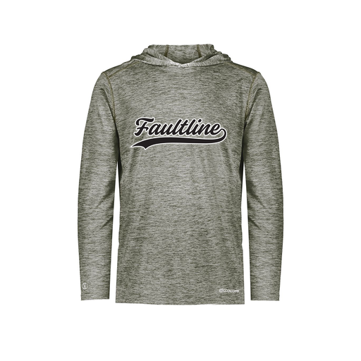 [FOLHCGGY-YS-LOGO2] Decker Youth Charge Hoodie (Youth S, Gray, Logo 2)