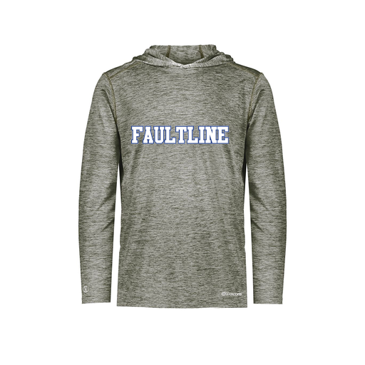 [FOLHCGGY-YS-LOGO3] Decker Youth Charge Hoodie (Youth S, Gray, Logo 3)