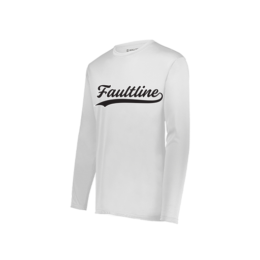 [222822.005.XS-LOGO2] Men's LS Smooth Sport Shirt (Adult XS, White, Logo 2)